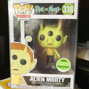 Alien Morty Rick and Morty Funko pop action figure